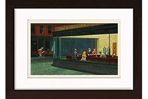 Alice in Wonderland Meets the Regulars in Hopper's Nighthawks