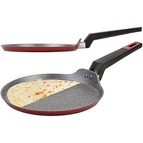 NAVA Pfanne Bratpfanne für Pfannkuchen Crepe Omeletts Pancake Cover