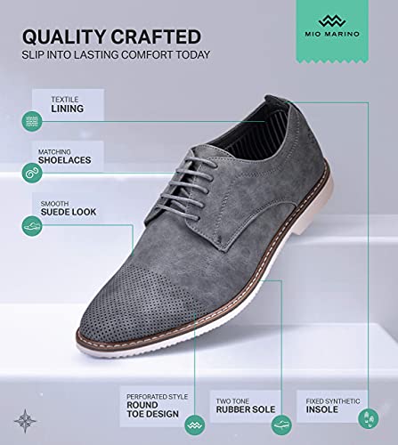 Image of Marino Men's Oxfords Casual Dress Shoes - Comfortable and Breathable Premium Leather Shoe with Rubber Sole