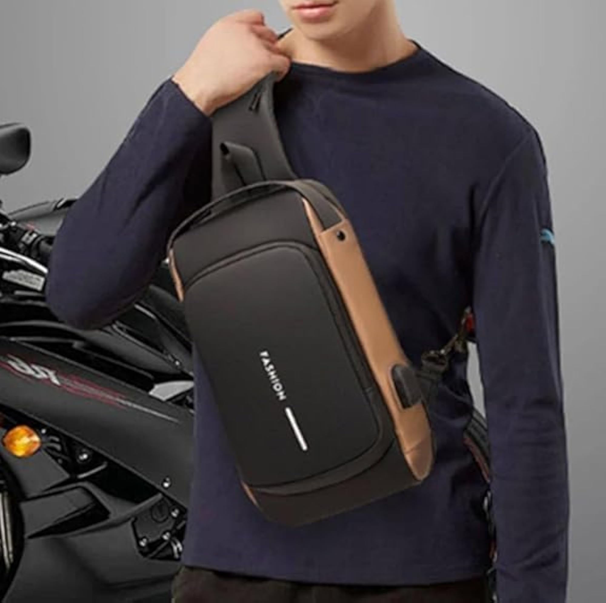 Anti Theft Sling Bag with USB Charging