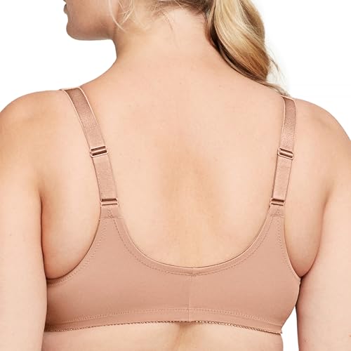 Image of Glamorise Womens Wonderwire Lace Front-Closure Underwire #9245