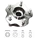 Evan-Fischer Rear Wheel Hub Set of 2 Compatible With 2003-2007 Infiniti G35, 2003-2009 Nissan 350Z 5 Lugs Driver and Passenger Side