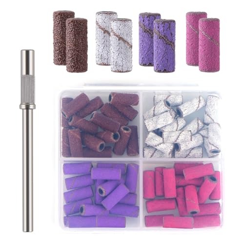 310 Schleifkappen Für Nagelfräser – Set Mit 80/120/180/240 Grit & 2 Bits