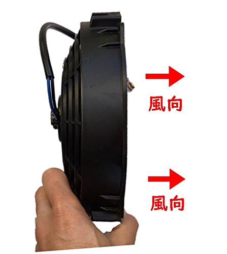 Amazon | (mind items) 8インチ 汎用 電動ファン 薄型 プッシュ式 吹風