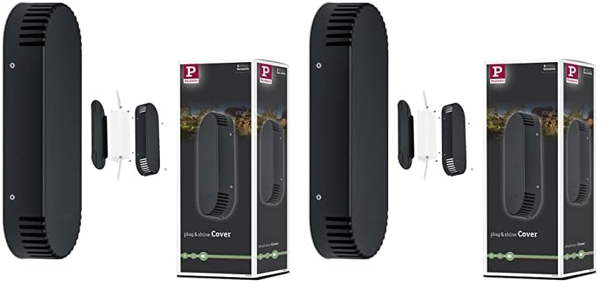 Paulmann Leuchten 93904 Outdoor Plug & Shine Cover Kunststoff 939.04 Trafobox Aussenleuchte (Packung mit 2)