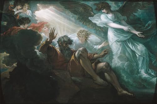 Affiche Moïse terre promise Benjamin West | Décoration bureau poster art mural 60x90