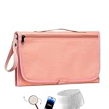 Conception hygiénique intégrée : Doté d'une barrière étanche et d'un polyester haute densité fiable, ce sac à langer pour femme garantit des sorties impeccables en repoussant les liquides et en préservant un intérieur propre, que vous alliez au parc ou fassiez les courses du week-end.