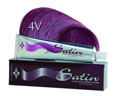 Developlus Satin Color #4V Violet Brown 3 Ounce (88ml) (3 Pack)