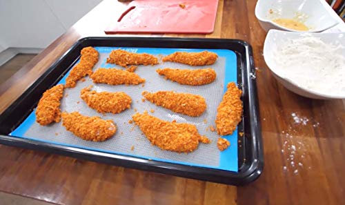 Barry Lewis Silicone Baking Mats - Non-Stick Sheet Mats - Set Of 2 (15.75" X 11.75" Inches) & (11.75" X 8.25" Inches) #TOP4