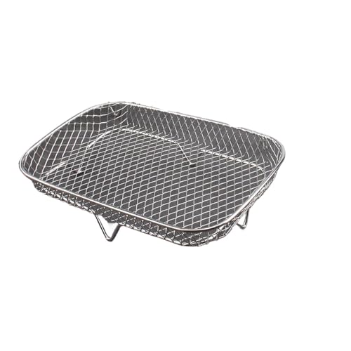 Air Fryer Rack Oven Grill Steamer 3 Layers Dehydrator Stand Stackable Mesh Basket Accessories
