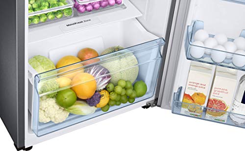 Image of Samsung 253L 2 Star Inverter Frost Free Double Door Refrigerator Appliance (RT28T3032SE /HL, Elective Silver)