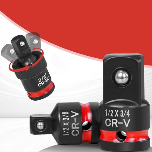 Kit adaptateur de visseuse à percussion et clé 1/4" 3/8" 1/2" pour entretien