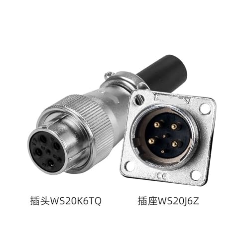 Conector de aviación WS20 de 6 pines para reparar maquinaria en el taller 3