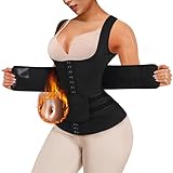 REDPAI Sweat Waist Trainer for Women, 2 in 1 Sauna Vest with Sweat Belt Workout Tank Tops Waist...