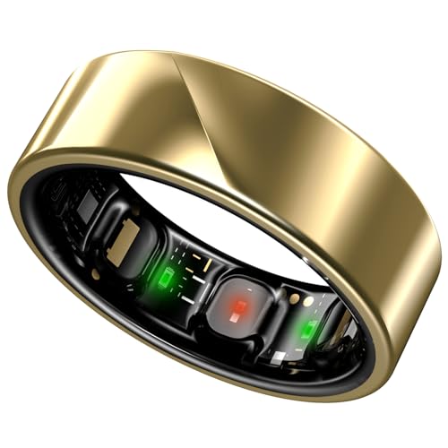 Image of LUNA Ring (Buy Sizing Kit First) - Most Accurate Smart Ring, Track Sleep, Activity, Readiness, Stress, Menstrual Health And More - Upto 6 Days Battery - Size 10 - Sunlit Gold