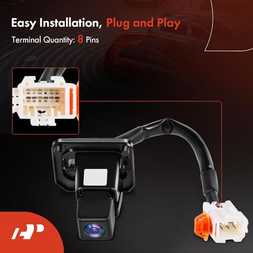 Image of A-Premium Park Assist Camera Rear View Backup Reverse Camera Compatible with Select Honda Models - 2015-2016 CR-V CRV - Replace# 39530T0AA21