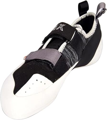 Climb X RaveX Rental Rock Climbing Bouldering Tênis masculino e feminino preto/branco, Preto/branco,
