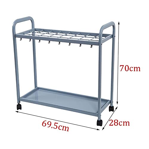 Support de parapluie d'affaires compact à 12 trous pour entrée - 2