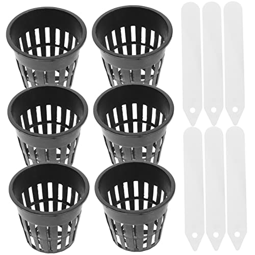 VANZACK 1 Juego De Cestas Hidropónicas para Plantas Macetas Maceteros para Plantas De Interior Contenedores De Plástico para Plantas De Exterior Suministros para Plantas PP