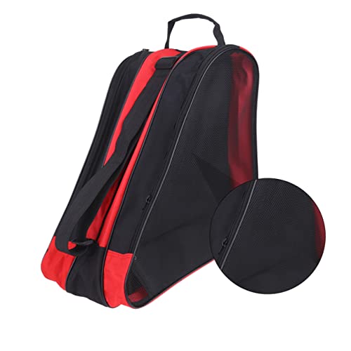 NAMOARLY Roller Skating Storage Bag Durable Oxford Fabric Handle Compact Stylish for Outdoor Use