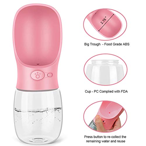 qqpets dog water bottle