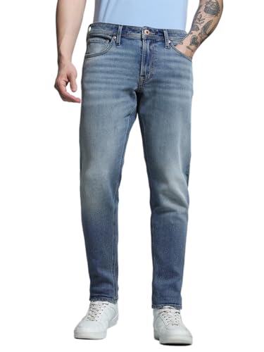 Image of Jack & Jones Men's Slim Fit Jeans | Low Rise | Jeans for Men