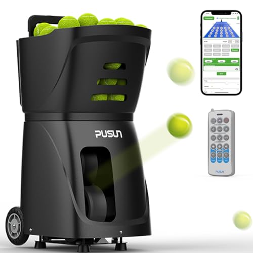 PUSUN Tennis Ball Machine, Tennis Ball...