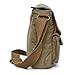 GOOTIUM Canvas Messenger Bag - Vintage Crossbody Shoulder Bag Military Satchel, Field Tan
