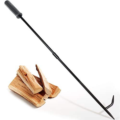 CKLT kaminbesteck Feuerhaken Schürhaken 82 cm Kaminzubehör Kaminset Schürhaken Eisen Kaminbesteck,Feuerpoker für Feuerkorb Feuerschalen Cover