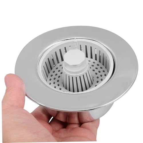 Colador para fregadero VILLCASE de acero inoxidable y ABS miniatura 5