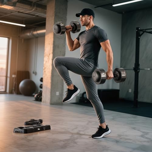 Set of 2 Adjustable Dumbbells 50lbs