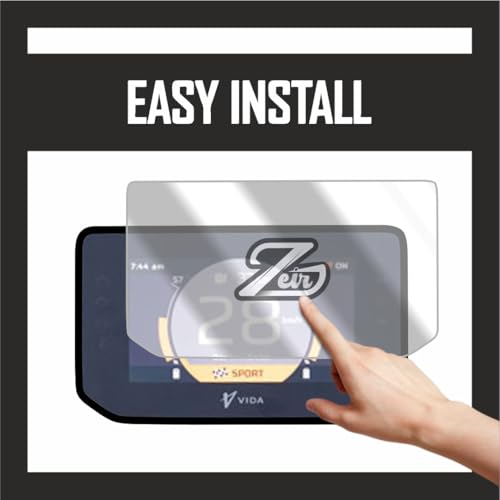 Image of ZEIR [2 PACK] Screen Protector Compatible with HERO GLAMOUR X 2026 Digital Meter Scratch Guard For GlamourX | Water Resistant | 9H Bike Instrument Cluster Scratch Cover Accessory 2025+ [Not Tempered Glass] (Glamour X - Pack2)