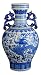 Festcool Classic Blue and White Dragon Porcelain Vase, Jingdezhen, China
