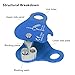 Climbing Ascender Fall Protection Belay Device Climbing Rope Grab for Rock Climbing Mountaineering Tree Arborist Expedition Caving Rescue Aerial Work, Aluminum Alloy, Self-Locking 8-13MM(Blue)