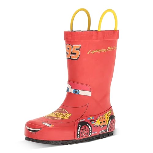 Image of Western Chief Kids Ladybug Rain Boot(Toddler /Little Kid /Big Kid) | Built for outdoor play, pull-on loops for self-dressing, comfort EVA insole, rubber traction outsole, toddler to big kid size