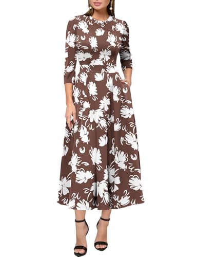 Image of Simple Flavor Women's Vintage Dress Sleeveless O-Neck Party Cocktail Dress