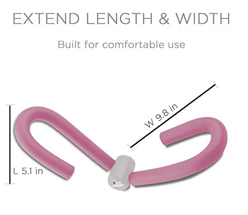Aduro Sport Thigh Master Inner Thigh Exercise Equipment For Women, Full Size Thigh Toner Leg Exercise Trainer [Improved Version] Pink #TOP3