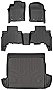 MAXLINER Floor Mats and Cargo Liner Set Black Compatible with 2013-2022 Toyota 4Runner 5 Passenger Model Without Sliding Rear Tray