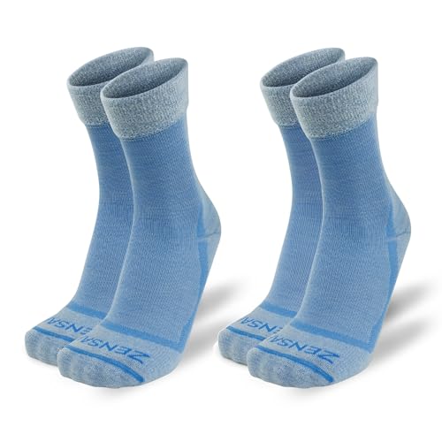 Image of Zensah Calming Sleep Socks - Warm, Soft, Fuzzy, Wool, Thermal, Slipper Sock for Women