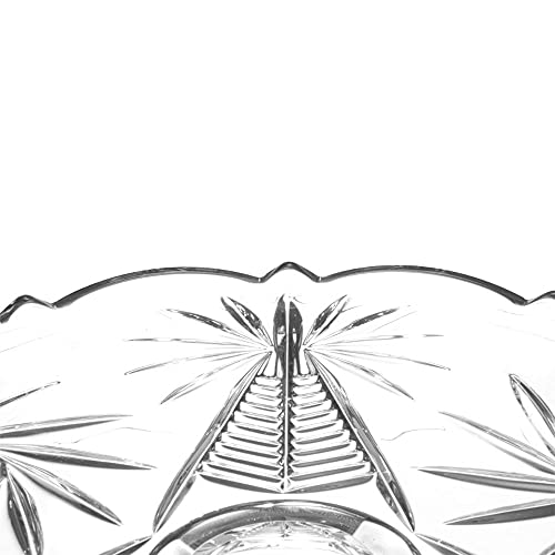 Prato para Bolo Catavento Pedestal em Cristal - 31 cm