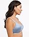 Bali Womens One Smooth U Smoothing and Concealing Underwire Bra, 38C, Soft Blue