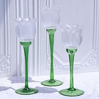 Amazon.co.jp: VOHO オレンジチューリップキャンドルホルダー 春の装飾