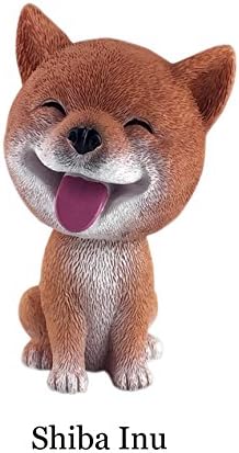 Eastalent Bobbleheads Bobble Head Dogs car Dashboard Decors Dashboard Doll Nodding Dog -- (Shiba Inu)