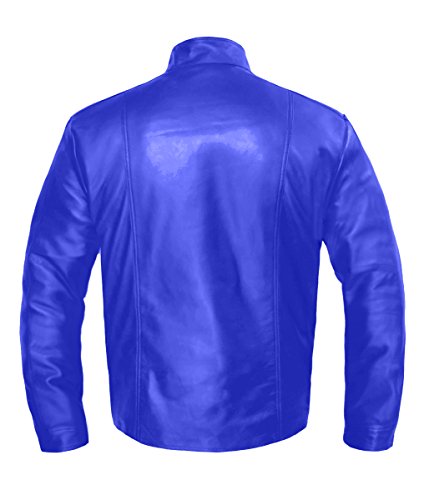 Men's Stylish Genuine Leather Motorbike Bomber Biker Vintage Style Jacket #5304