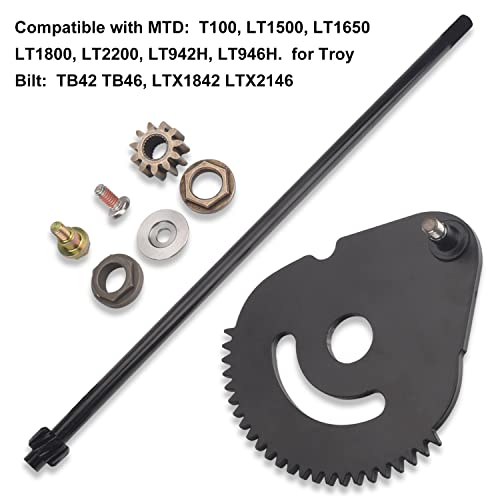 image for AMTHKNO 738-0919B Steering Shaft and 617-04094 Sector Gear Kit for MTD