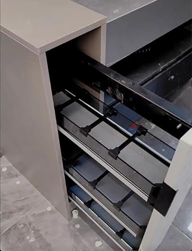 Cesta organizadora extraíble debajo del fregadero para cocina y baño, solución de almacenamiento deslizante para armarios y tocadores, diseño que ahorra espacio, fácil acceso, construcción duradera