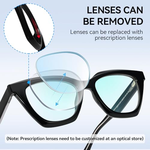 Image of Dollger Blue Light Blocking Glasses Women Men Computer Eyeglasses Fashion TR90 Acetate Blue Light Glasses