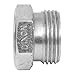 Dixon GDL13 Plated Steel Air Fitting, Heavy Duty Ground Joint Air Hammer Coupling Female Spud with Copper Seat, 1" NPT, 1-47/64" OD x 8 TPI, Box of 25