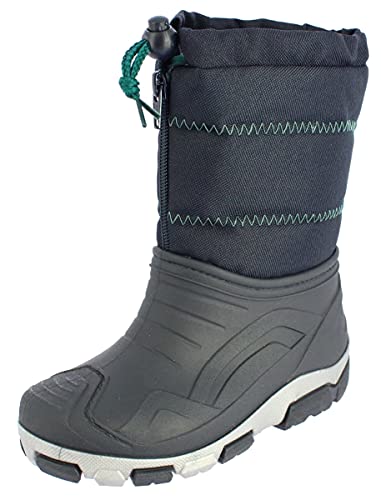 Beck Jungen Blizzard Schneestiefel, Blau, 34 EU
