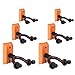 VEIDIA 6-Pack Guitar Stands Guitar Holders Guitar Wall Mounts Hardwood Guitar Hanger Wall Hooks with Screws for All Size Guitars, Bass, Mandolin, Banjo, Ukulele